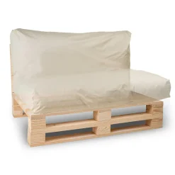 Coussin Palette Déhoussable Imperméable BANANAIR 120 x 60 cm Beige