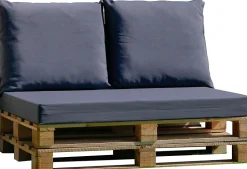 Coussin palette gris anthracite (x 3)