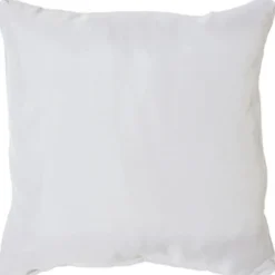 Coussin passepoil 40 x 40 cm blanc essentiel