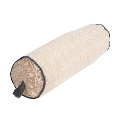 Coussin polochon beige ambroise Ø15 x L.50cm Deco&co