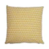 Coussin polyester Design géométrique jaune L.40 x l.40 cm