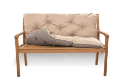 Coussin pour banc de jardin 160x50x40cm coussin de banc de jardin Beige coussin de balançoire coussin de banc extérieur