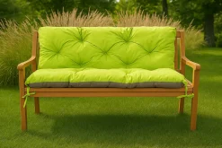 Coussin pour banc de jardin 150x50x50cm coussin de banc de jardin Citron vert coussin de balançoire coussin de banc extérieur