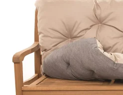 Coussin pour banc de jardin 160x60x50cm coussin de banc de jardin 3 places Beige coussin de balançoire coussin de banc extérieur
