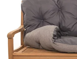 Coussin pour banc de jardin 100x50x40cm, coussin de banc de jardin Anthracite coussin de balançoire extérieur, coussin de jardin
