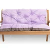 Coussin pour banc de jardin 100x50x50cm, coussin de banc de jardin Violet, coussin de balançoire extérieur, coussin de jardin