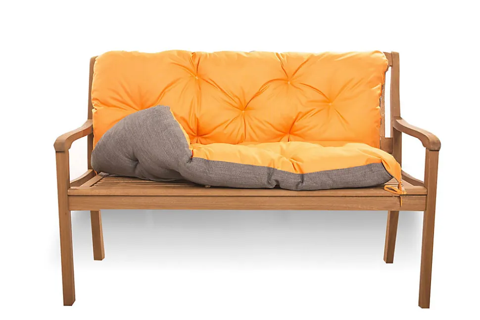Coussin pour banc de jardin 160x60x50cm coussin de banc de jardin 3 places Orange coussin de balançoire coussin de banc extérieur