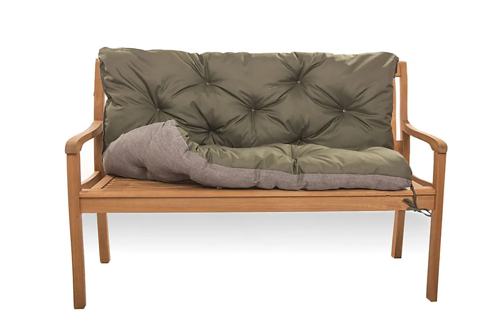 Coussin pour banc de jardin 160x50x40cm coussin de banc de jardin Vert coussin de balançoire coussin de banc extérieur