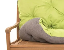 Coussin pour banc de jardin 150x60x50cm coussin de banc de jardin Citron vert coussin de balançoire coussin de banc extérieur