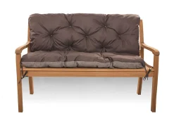 Coussin pour banc de jardin 100x50x50cm, coussin de banc de jardin Marron, coussin de balançoire extérieur, coussin de jardin