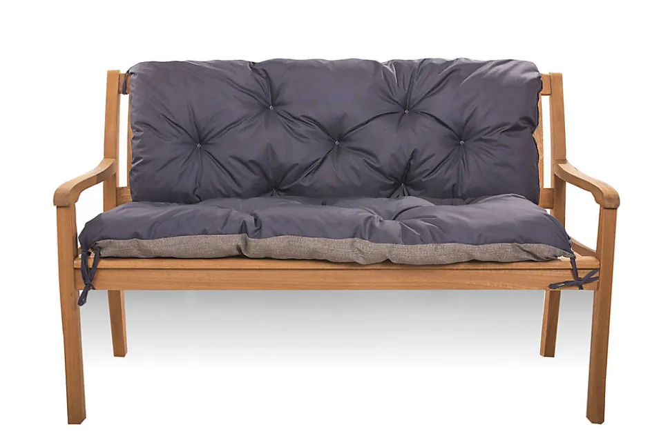 Coussin pour banc de jardin 120x50x50cm, coussin de banc de jardin Bleu coussin de banc extérieur, coussin de balançoire