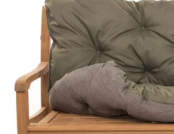 Coussin pour banc de jardin 160x50x50cm coussin de banc de jardin 3 places Vert coussin de balançoire coussin de banc extérieur