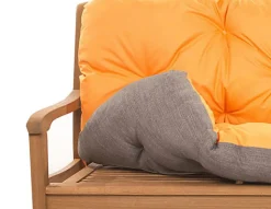 Coussin pour banc de jardin 150x60x50cm coussin de banc de jardin Orange coussin de balançoire coussin de banc extérieur