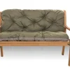 Coussin pour banc de jardin 140x50x50cm coussin de banc de jardin Vert coussin de balançoire coussin de banc extérieur