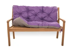 Coussin pour banc de jardin 170x60x50cm coussin de banc de jardin 3 places Violet coussin de balançoire coussin de banc extérieur