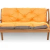 Coussin pour banc de jardin 170x60x50cm coussin de banc de jardin 3 places Orange coussin de balançoire coussin de banc extérieur