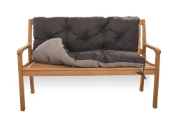 Coussin pour banc de jardin 160x50x40cm coussin de banc de jardin Noir coussin de balançoire coussin de banc extérieur