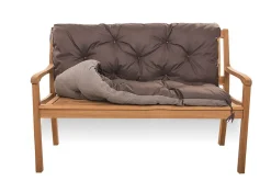 Coussin pour banc de jardin 120x50x50cm, coussin de banc de jardin Marron coussin de banc extérieur, coussin de balançoire