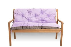 Coussin pour banc de jardin 170x50x50cm coussin de banc de jardin 3 places Violet coussin de balançoire coussin de banc extérieur