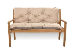 Coussin pour banc de jardin 100x60x50cm, coussin de banc de jardin Beige, coussin de balançoire extérieur, coussin de jardin
