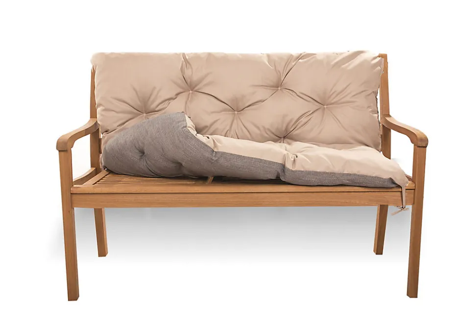 Coussin pour banc de jardin 170x50x50cm coussin de banc de jardin 3 places Beige coussin de balançoire coussin de banc extérieur
