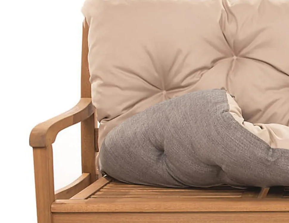 Coussin pour banc de jardin 170x50x50cm coussin de banc de jardin 3 places Beige coussin de balançoire coussin de banc extérieur