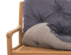 Coussin pour banc de jardin 160x50x40cm coussin de banc de jardin Bleu coussin de balançoire coussin de banc extérieur