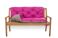 Coussin pour banc de jardin 120x50x50cm, coussin de banc de jardin Rosa coussin de banc extérieur, coussin de balançoire