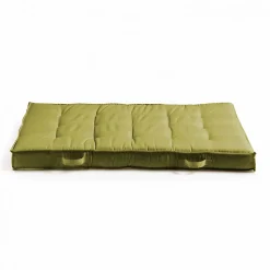 Coussin pour palette matelassé vert 120 x 80cm Oviala