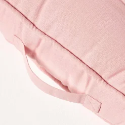 Coussin rehausseur pour canapé en coton, rose - HOMESCAPES
