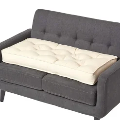 Coussin rehausseur pour canapé en coton, crème - HOMESCAPES