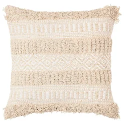 Coussin Sable cuivré en coton beige 40x40 cm - Multicolore- Atmosphera