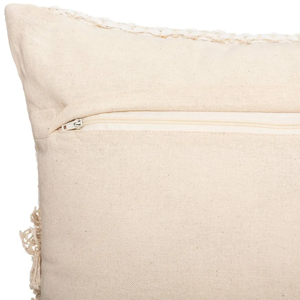 Coussin Sable cuivré en coton beige 40x40 cm - Multicolore- Atmosphera