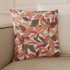 Coussin Seoni fleuri multicouleurs L.45 x l.45cm GoodHome