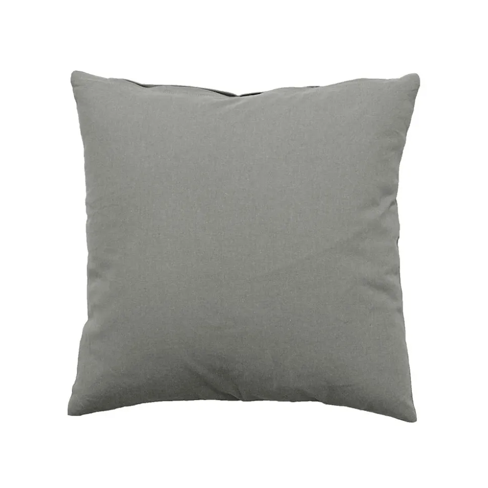 Coussin uni effet Bachette déhoussable - 40 x 40 cm