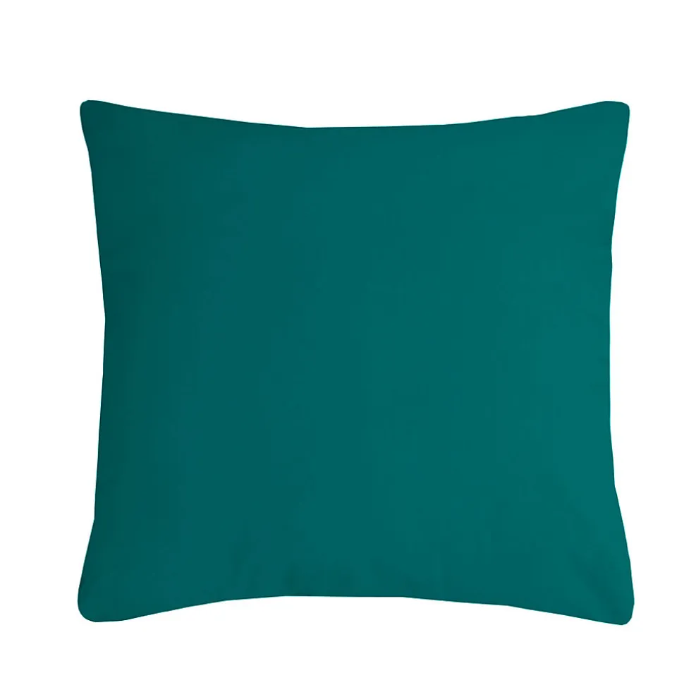 Coussin uni (40x40 cm - Bleu Canard)