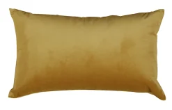Coussin Velvet Valgreta 30x50 cm GoodHome jaune
