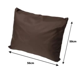 Coussins de canapé meubles de jardin en résine tressée Marron, Coussins balançoire 110x60x50 Coussin pour banquette polyrattan