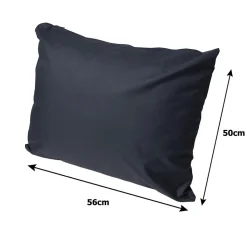 Coussins de canapé meubles de jardin en résine tressée Anthracite, Coussins balançoire 110x50x50 Coussin pour banquette 2places
