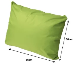 Coussins de canapé meubles de jardin en résine tressée Citron Coussins extérieur 160x50x50cm Coussin de banc de jardin 3 places