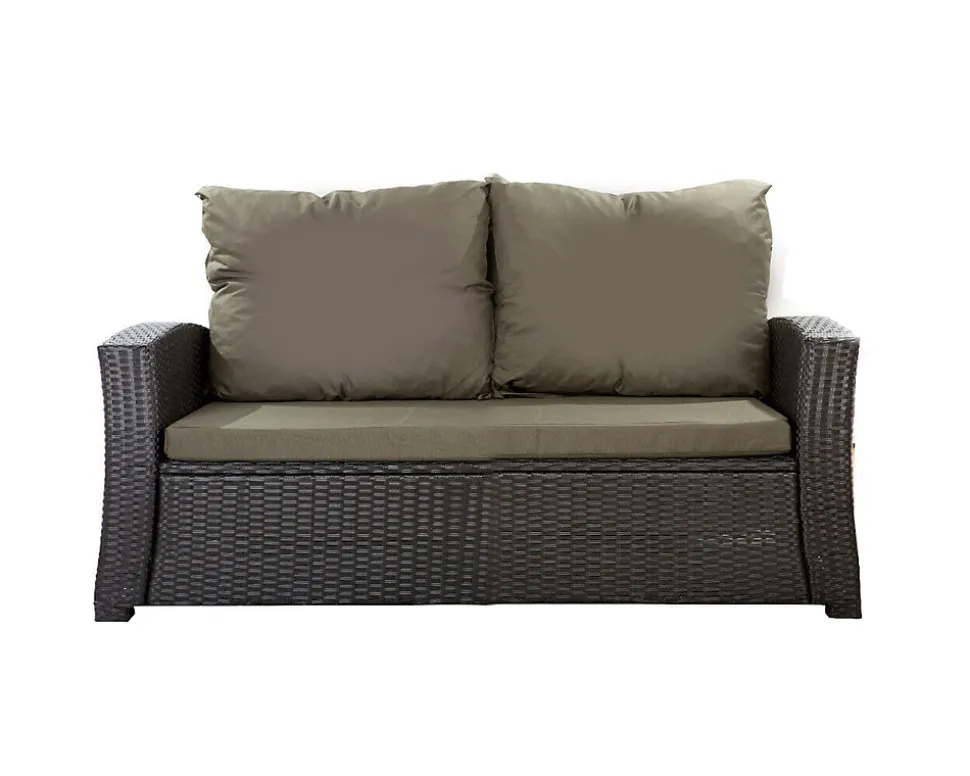 Coussins de canapé meubles de jardin en résine tressée Vert, Coussins balançoire 130x50x50cm Coussin de banc extérieur -Mix