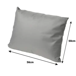 Coussins de canapé meubles de jardin en résine tressée Gris, Coussins balançoire 100x50x50cm Coussin pour banquette polyrattan