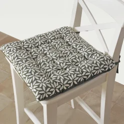 Coussins de Chaise Carrées Bicolores 40x40cm - lot de 6 - Confort et Élégance DYLREV
