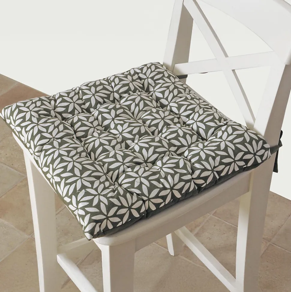 Coussins de Chaise Carrées Bicolores 40x40cm - lot de 6 - Confort et Élégance DYLREV