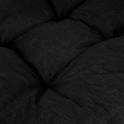 Coussins palette dossier en polyester BANANAIR 120x40x15 cm noir