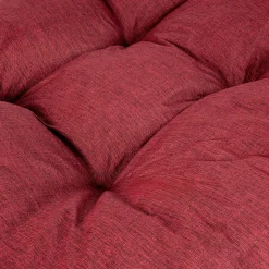 Coussins palette lot en polyester BANANAIR 120x80x15 cm rouge