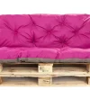 Coussins palettes 120x80 / 120x50cm coussins de palette Rosa, coussins de canapé de jardin, coussin palette exterieur