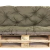 Coussins palettes 120x60 / 120x40cm coussins de palette Vert, coussins de canapé de jardin, coussin palette exterieur