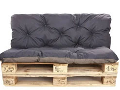 Coussins palettes 120x80 / 120x40cm coussins de palette Bleu foncé, coussins de canapé de jardin, coussin palette exterieur