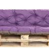 Coussins palettes 120x50 / 120x50cm coussins de palette Violet, coussins de canapé de jardin, coussin palette exterieur